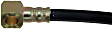 1989 Dodge W100 - Front, Driver and Passenger Side, Outer Brake Line, Metal and Rubber, First Stop Series
