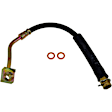 H38580 Front, Passenger Side First Stop Series Brake Line, Metal and Rubber