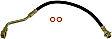 H38587 Front, Passenger Side First Stop Series Brake Line, Metal and Rubber