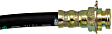 H38587 Front, Passenger Side First Stop Series Brake Line, Metal and Rubber