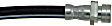 H38710 Front, Passenger Side First Stop Series Brake Line, Metal and Rubber