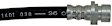H38731 Rear, Driver and Passenger Side First Stop Series Brake Line, Metal and Rubber