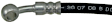 H38731 Rear, Driver and Passenger Side First Stop Series Brake Line, Metal and Rubber