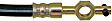 H38789 Front, Driver and Passenger Side First Stop Series Brake Line, Metal and Rubber