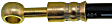 1996 Isuzu Oasis - Front, Passenger Side Brake Line, Metal and Rubber, First Stop Series