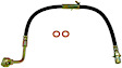 H38870 Front, Passenger Side First Stop Series Brake Line, Metal and Rubber