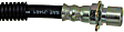 H38883 Front, Driver Side First Stop Series Brake Line, Metal and Rubber