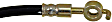 H38969 Front, Driver and Passenger Side First Stop Series Brake Line, Metal and Rubber