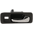 Front, Passenger Side Interior Door Handle, Gray Bezel with Chrome Lever, With Door Lock Hole, 4 Cyl., 2.2L Engine