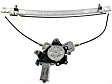 Front, Passenger Side Power Window Regulator, With Motor
