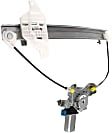Front, Driver Side Power Window Regulator, With Motor
