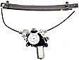 Front, Driver Side Power Window Regulator, With Motor