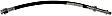 H49757 Front, Driver and Passenger Side First Stop Series Brake Line, Metal and Rubber
