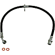 H620013 Front, Driver Side First Stop Series Brake Line, EPDM Rubber