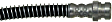H620106 Front, Driver and Passenger Side First Stop Series Brake Line, Metal and Rubber