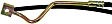 H620286 Front, Passenger Side First Stop Series Brake Line, Metal and Rubber