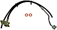 H620288 Front, Driver Side First Stop Series Brake Line, Metal and Rubber