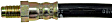 H620317 Front, Driver and Passenger Side First Stop Series Brake Line, Metal and Rubber