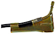 H620355 Rear, Driver Side First Stop Series Brake Line, Metal and Rubber