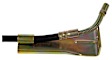 H620356 Rear, Passenger Side First Stop Series Brake Line, Metal and Rubber