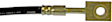 H620374 Rear, Passenger Side First Stop Series Brake Line, Metal and Rubber