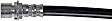 H620442 Front, Passenger Side First Stop Series Brake Line, Metal and Rubber