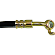H620540 Rear, Driver Side First Stop Series Brake Line, Metal and Rubber