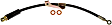 H620794 Front, Passenger Side First Stop Series Brake Line, Metal and Rubber