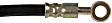 H620794 Front, Passenger Side First Stop Series Brake Line, Metal and Rubber