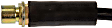 H620794 Front, Passenger Side First Stop Series Brake Line, Metal and Rubber