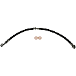 H621097 Front, Passenger Side First Stop Series Brake Line, Metal and Rubber