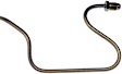 H621172 Rear, Passenger Side, Outer First Stop Series Brake Line, Metal and Rubber