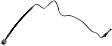 H621173 Rear, Driver Side, Outer First Stop Series Brake Line, Metal and Rubber