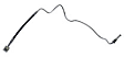 H621173 Rear, Driver Side, Outer First Stop Series Brake Line, Metal and Rubber