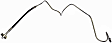 H621174 Rear, Passenger Side, Outer First Stop Series Brake Line, Metal and Rubber