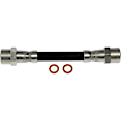 H621232 Rear, Driver Side, Inner First Stop Series Brake Line, Metal and Rubber