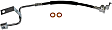 H621257 Rear, Driver Side First Stop Series Brake Line, Metal and Rubber