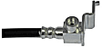 H621257 Rear, Driver Side First Stop Series Brake Line, Metal and Rubber