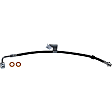 H621284 Front, Driver Side First Stop Series Brake Line, Metal and Rubber