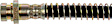 H621378 Rear, Driver and Passenger Side, Outer First Stop Series Brake Line, Metal and Rubber