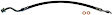 H621386 Rear, Driver Side First Stop Series Brake Line, Metal and Rubber