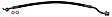 H621387 Rear, Passenger Side First Stop Series Brake Line, Metal and Rubber