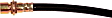 H621464 Rear, Center First Stop Series Brake Line, Metal and Rubber