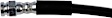 H621496 Rear, Driver and Passenger Side First Stop Series Brake Line, Metal and Rubber