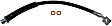 H621518 Rear, Driver and Passenger Side, Outer First Stop Series Brake Line, Metal and Rubber