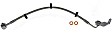 H621530 Front, Driver Side First Stop Series Brake Line, Metal and Rubber