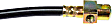 H621540 Rear, Center First Stop Series Brake Line, Metal and Rubber