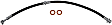 H621544 Front, Driver Side First Stop Series Brake Line, Metal and Rubber