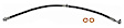 H621718 Front, Driver Side First Stop Series Brake Line, Metal and Rubber