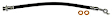 H621778 Rear, Driver Side First Stop Series Brake Line, Metal and Rubber